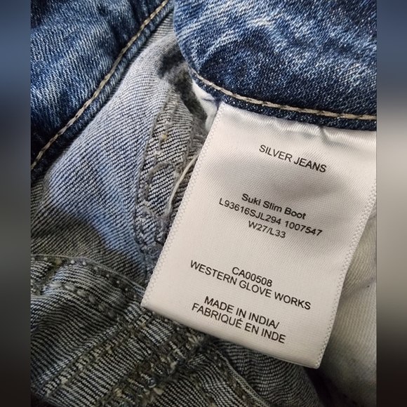 NWT Silver Jeans Ladies Boot Size 27x33 - Picture 6 of 11